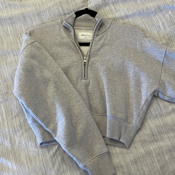 ✨Sold✨ Aritzia Wilfred Free Fleece 1/2 Zip Sweatshirt - Picture 10 of 10